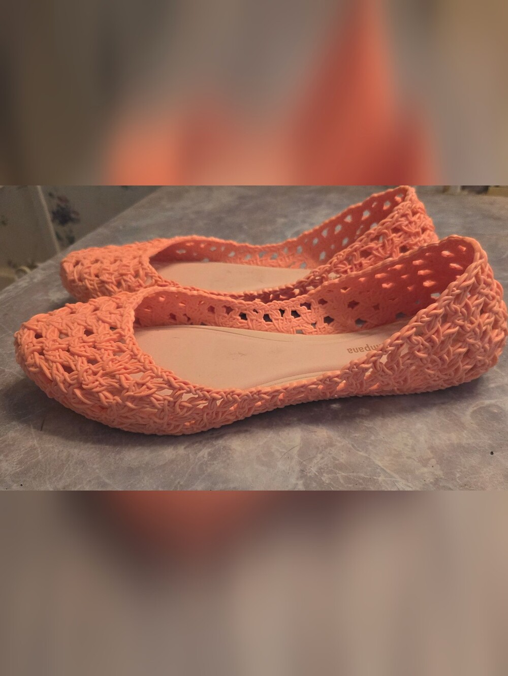Melissa Pink Woven Flats - Women's - Picture 4 of 6